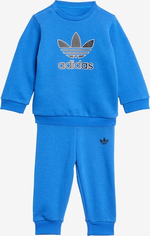 ADIDAS ORIGINALS Sweat suit 'Trefoil' in Blue: front