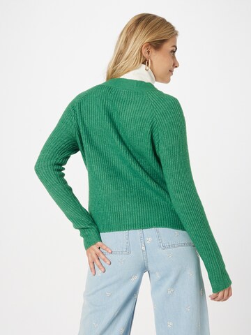 ONLY Плетена жилетка 'CAROL' в зелено