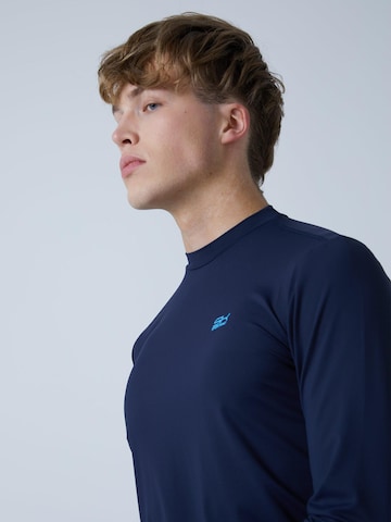 SPORTKIND Performance shirt 'High Neck Long Sleeve Shirt' in Blue