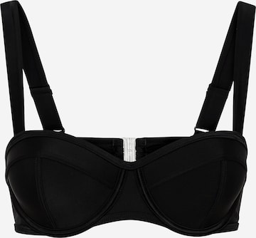 LSCN by LASCANA Balconette Bikinitop 'Gina' in Schwarz: predná strana