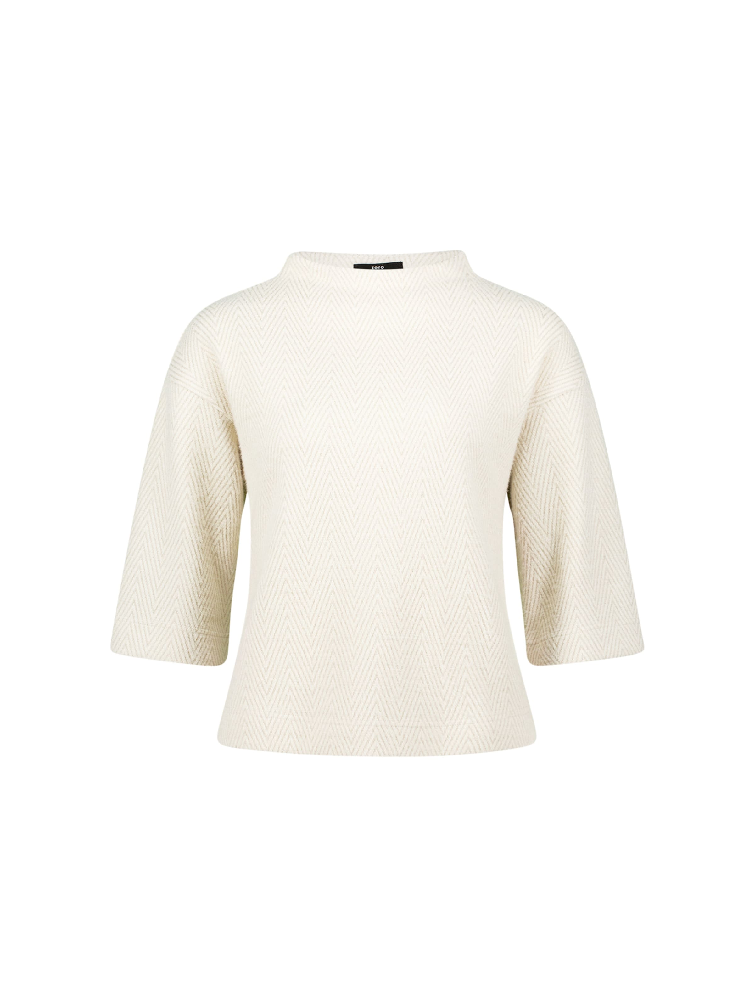 zero Pullover in Beige: Vorderseite