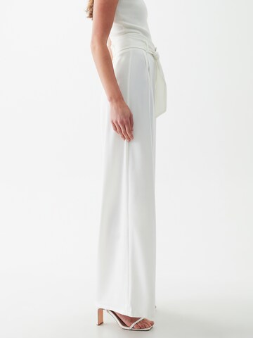 Willa Wide leg Broek 'DIDDY PANTS' in Wit: terug