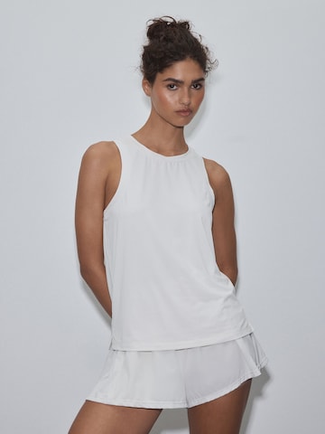 Next Спортивный топ в Бежевый: спереди