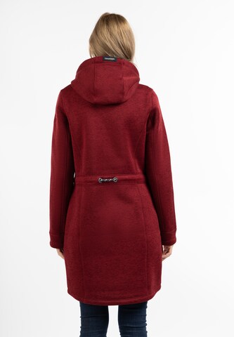 Manteau en tricot Schmuddelwedda en rouge