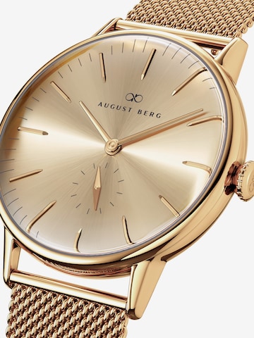 August Berg Analogt ur 'Serenity Shine Gold Eye Gold 40mm' i guld