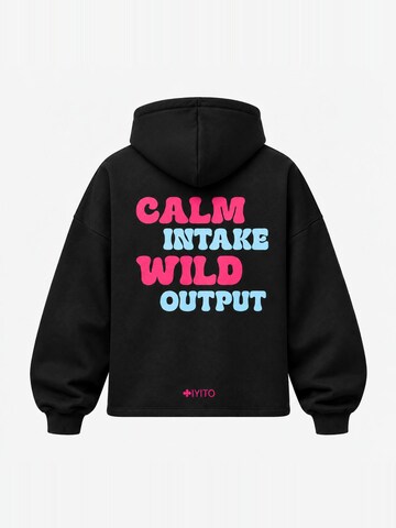 IYITO Sweatshirt 'IYStella'‌‌‌‌ in Schwarz: Vorderseite