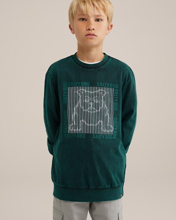 WE Fashion Sweatshirt in Green