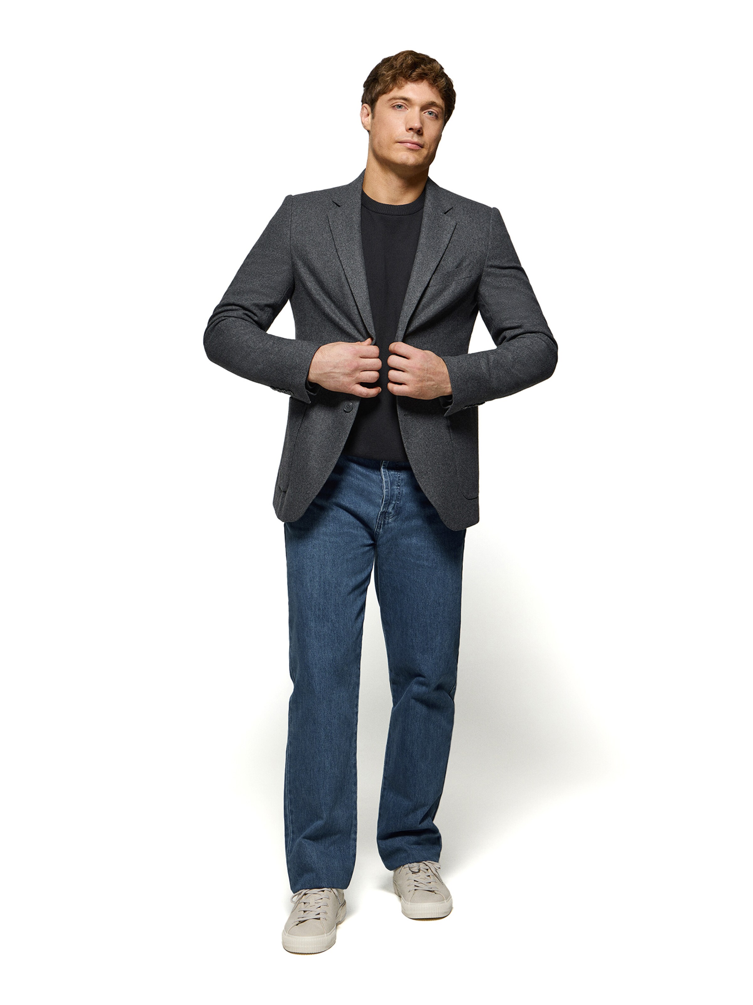 Polo Club Regular Fit Sakko in Grau