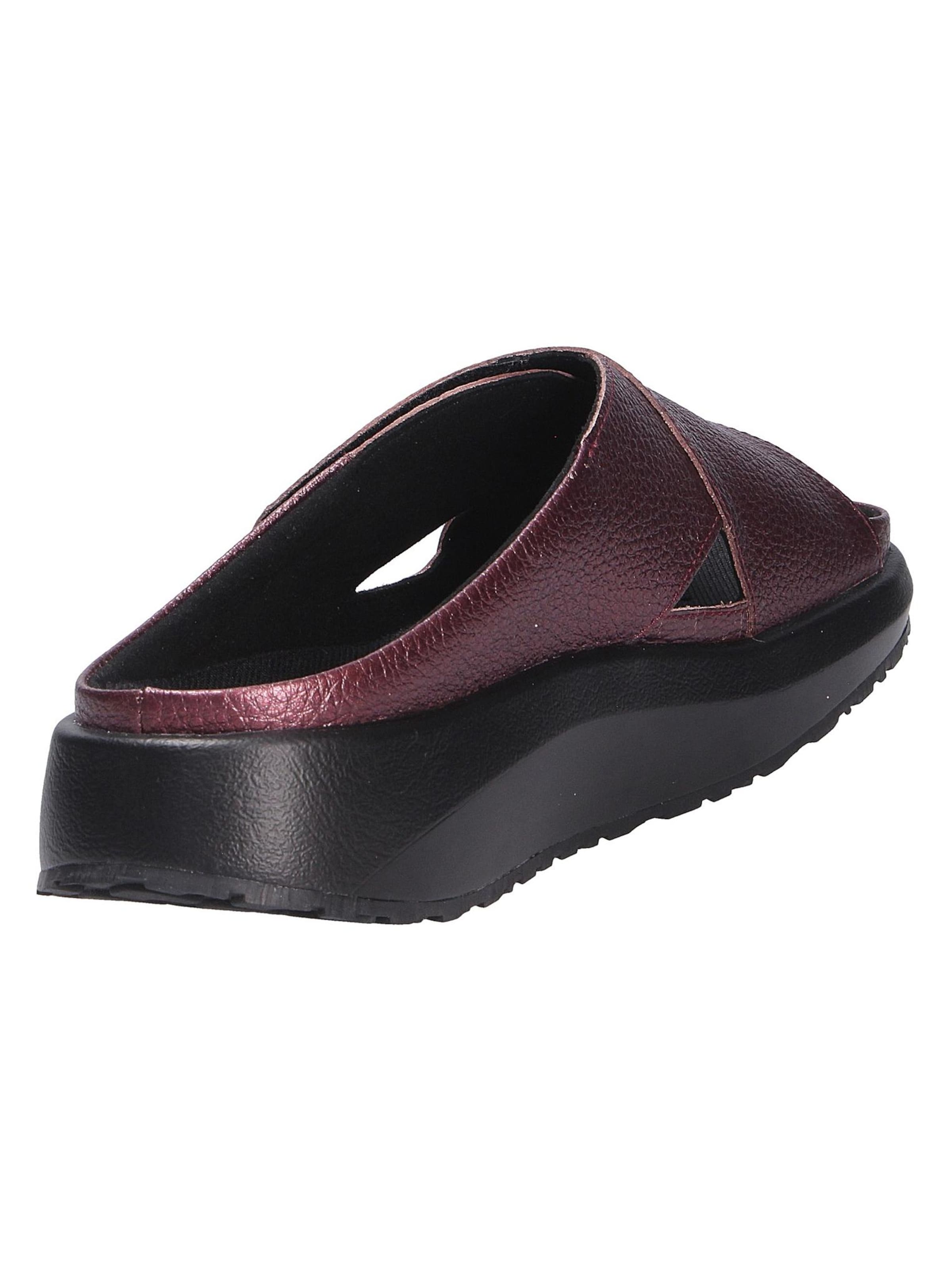 Joya Mules 'Alicante W' in Red