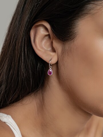 Hey Happiness - Pendientes 'July Birthstone' en plata