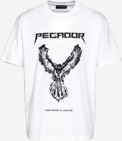 Pegador Majica 'Phoenix' u crna / bijela, Pregled proizvoda