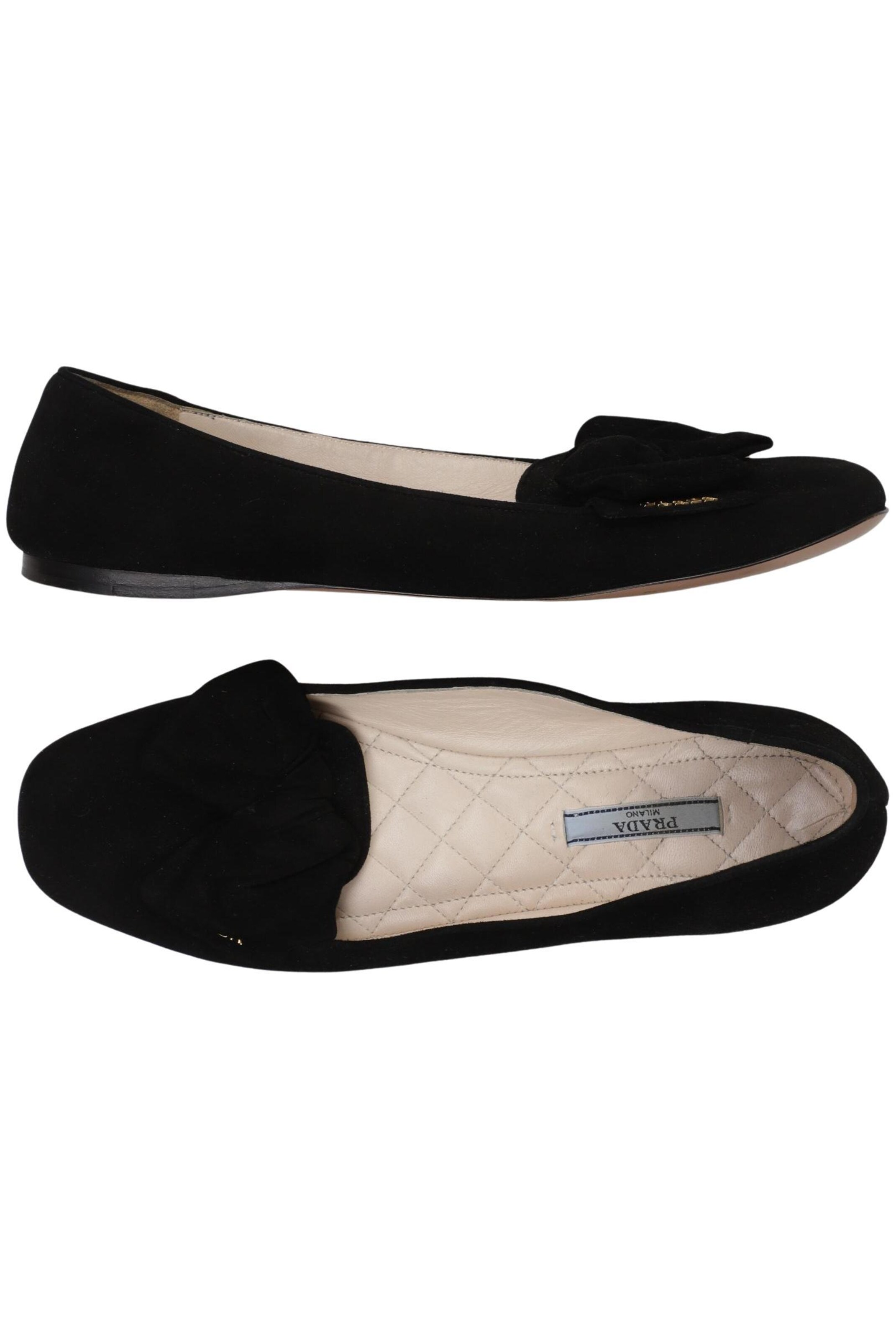PRADA Flats & Loafers in 39,5 in Black, Item view