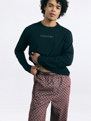 Calvin Klein Пижама длинная в Черный