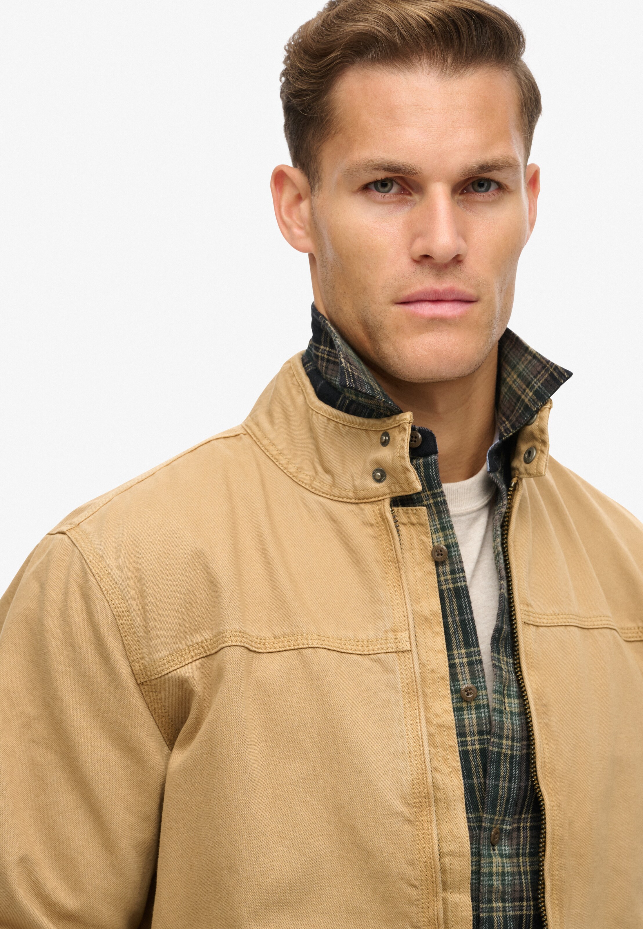 Superdry Jacke in Beige