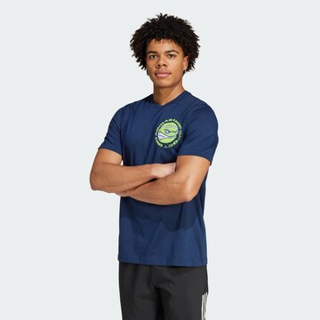 ADIDAS PERFORMANCE Performance shirt 'Racket Sport Rebels' in Blue
