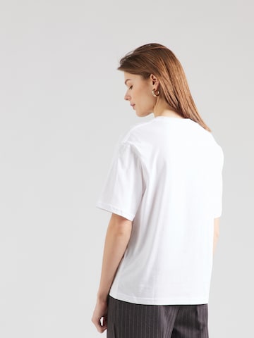 RVCA Koszulka 'BURNING' w kolorze biały