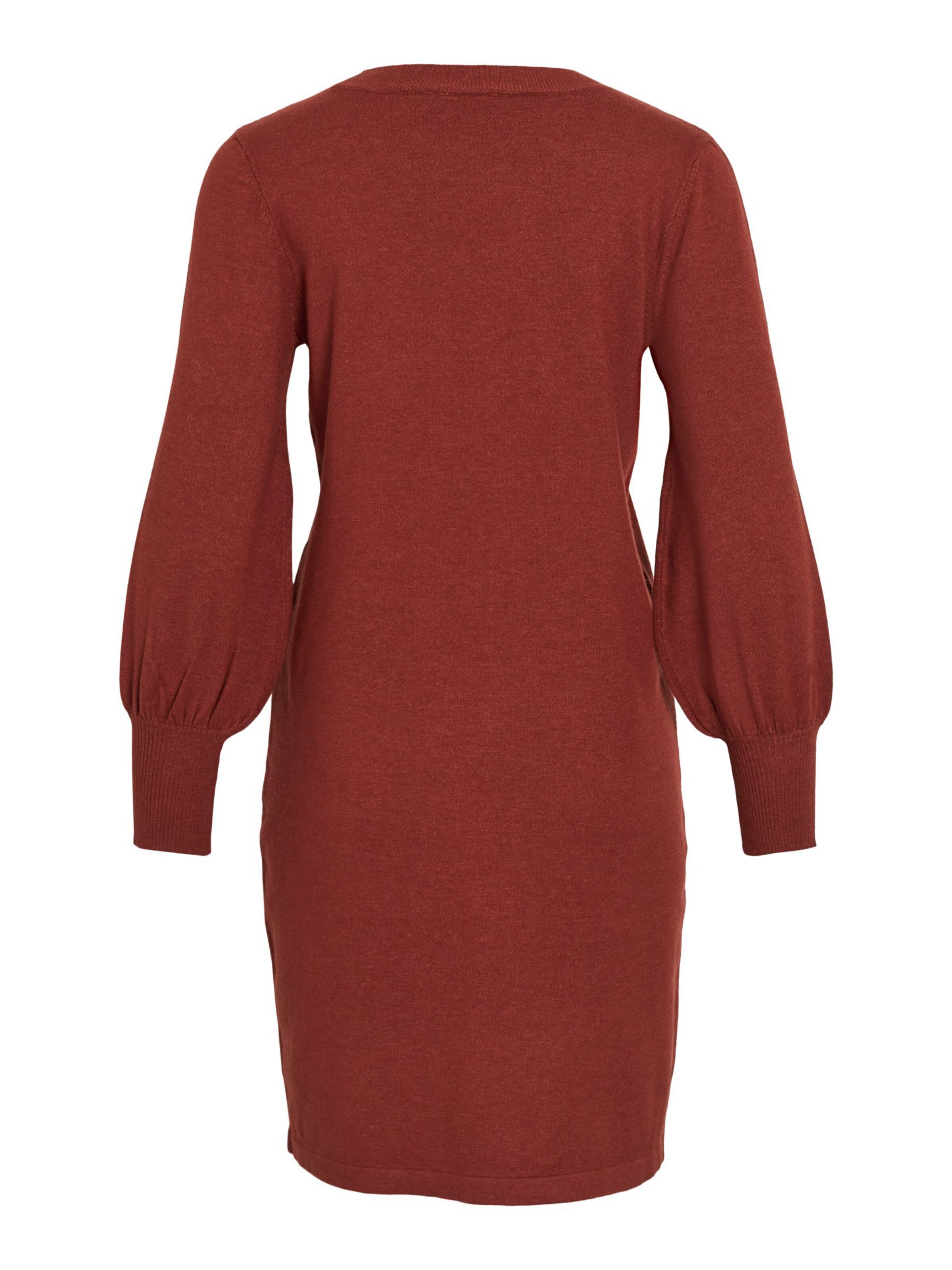 VILA - Vestido de punto 'VIKERRY' en rojo