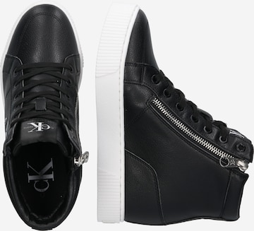 Sneaker alta di Calvin Klein Jeans in nero