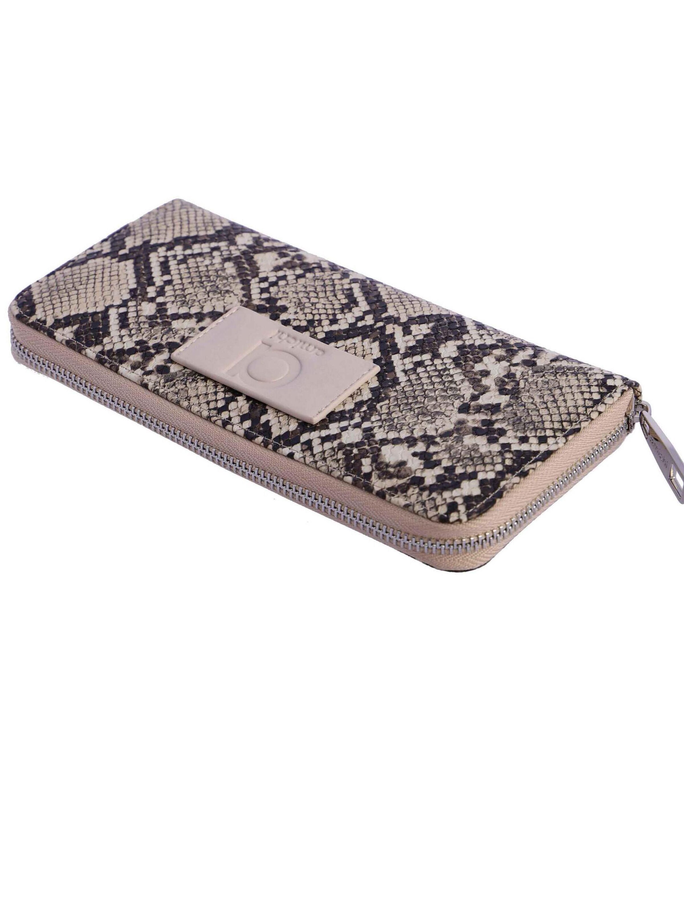 Amichi - Cartera 'Cartera para mujer Marisol de piel sintética animal print y cierre de cremallera' en Mezcla de colores