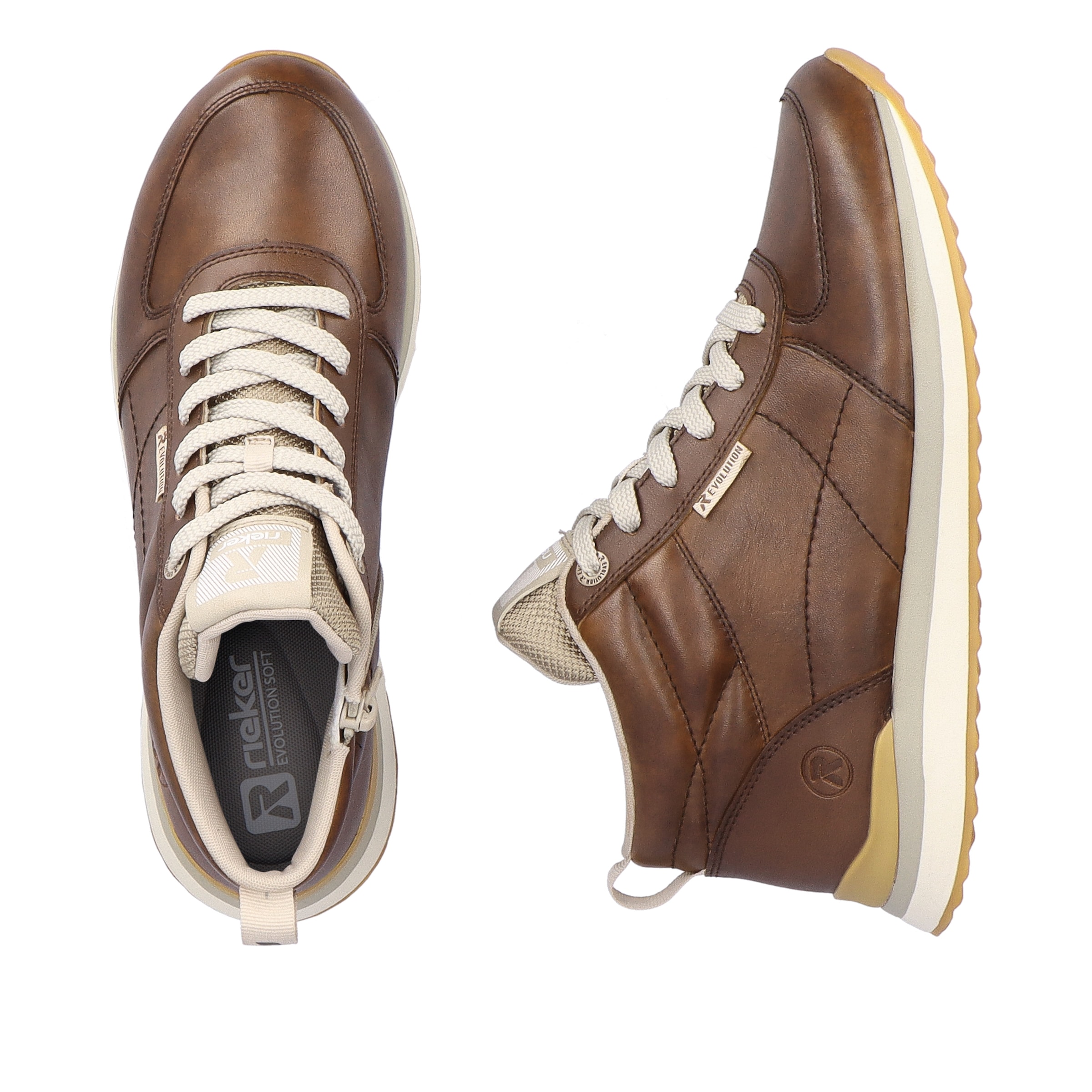 Baskets hautes ' 42570 ' Rieker Sport en marron