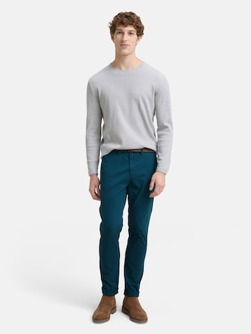 TOM TAILOR DENIM Слим Брюки-чинос в Синий