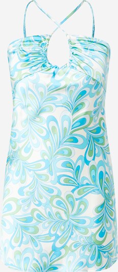 Gina Tricot Kleid in hellblau / hellgrün / weiß, Produktansicht