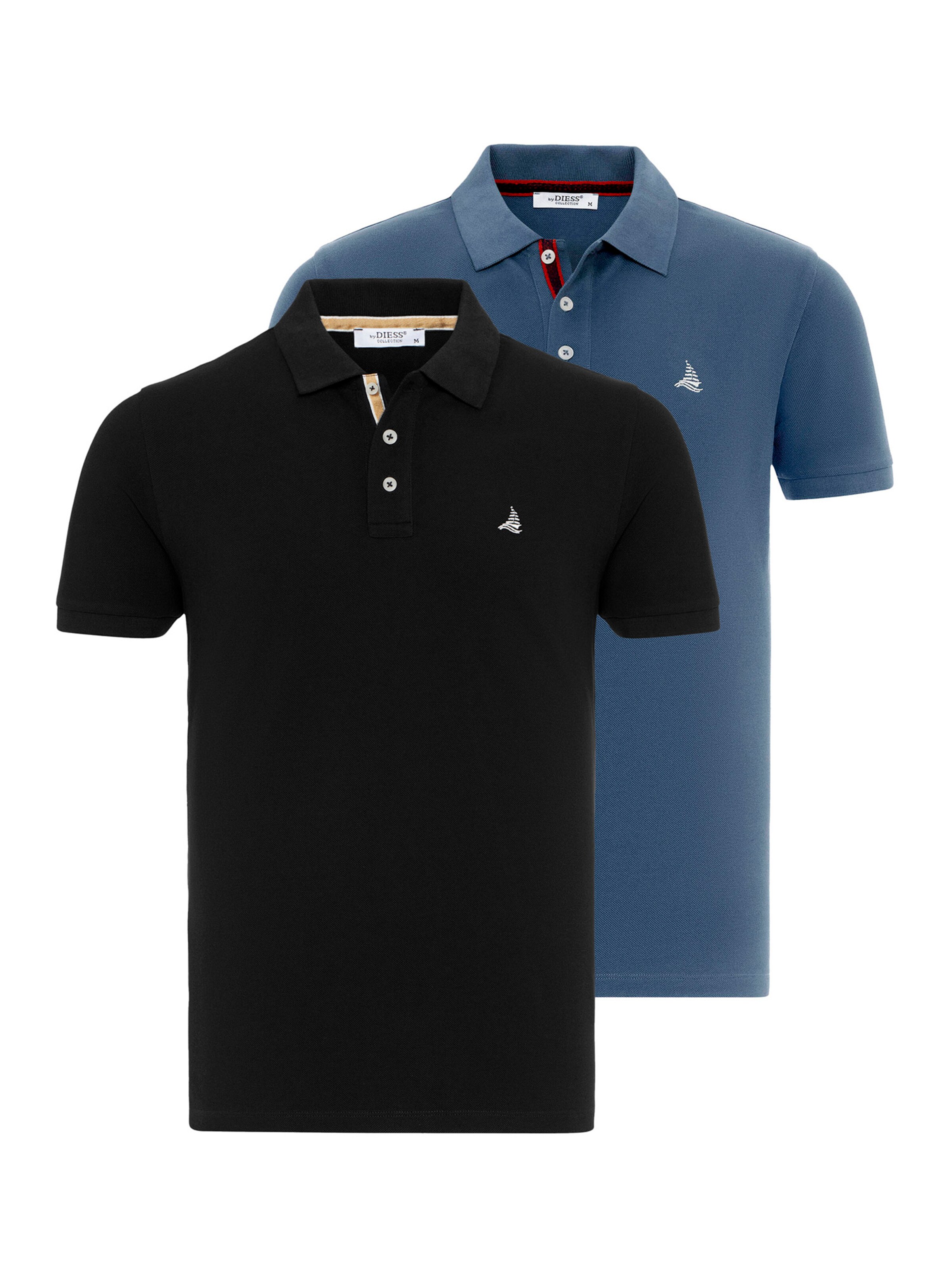 By Diess Collection Tričko - Modrá: predná strana