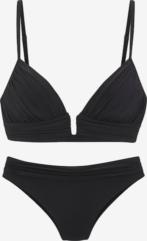 LASCANA Bikini in Schwarz: Vorderseite