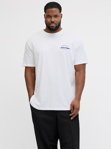 Jack & Jones Plus Shirt in White: front