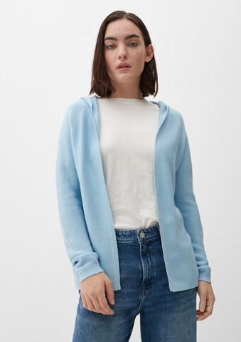 s.Oliver Knit Cardigan in Blue: front