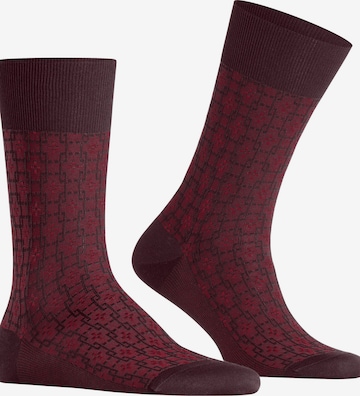 FALKE Socken 'Artwork Tie' in Rot: Vorderseite
