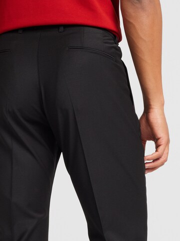 Regular Pantalon à plis 'LEEK' DRYKORN en noir