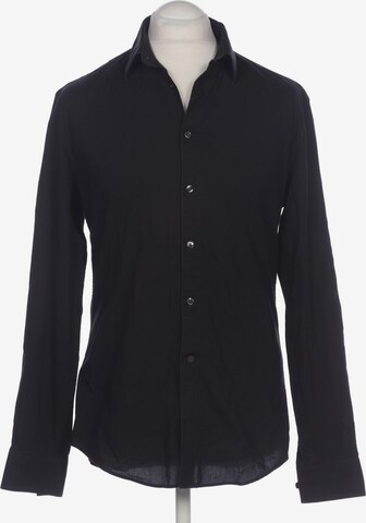 Calvin Klein Button Up Shirt in M in Black: front