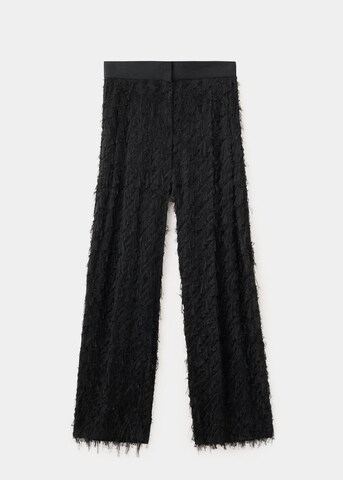 MANGO Regular Hose in Schwarz