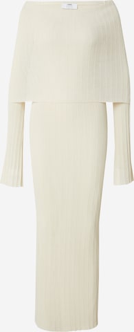 RÆRE by Lorena Rae Knitted dress 'Daline' in White: front