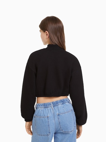 Sweat-shirt Bershka en noir