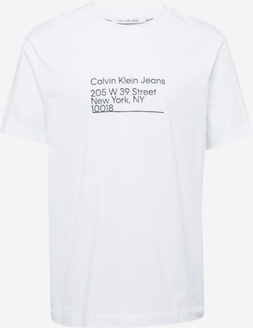 Calvin Klein Jeans Shirt in White: front