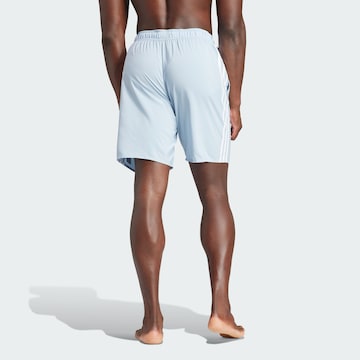 ADIDAS SPORTSWEAR Athletic Swim Trunks '3-Stripes Clx' in Blue