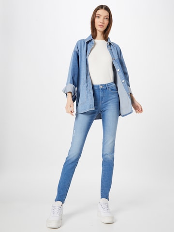 ONLY Skinny Jeans 'Anne' in Blauw
