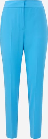 Effilé Pantalon à plis s.Oliver BLACK LABEL en bleu : devant