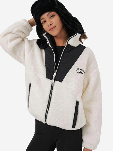 Veste en polaire Bigdart en blanc