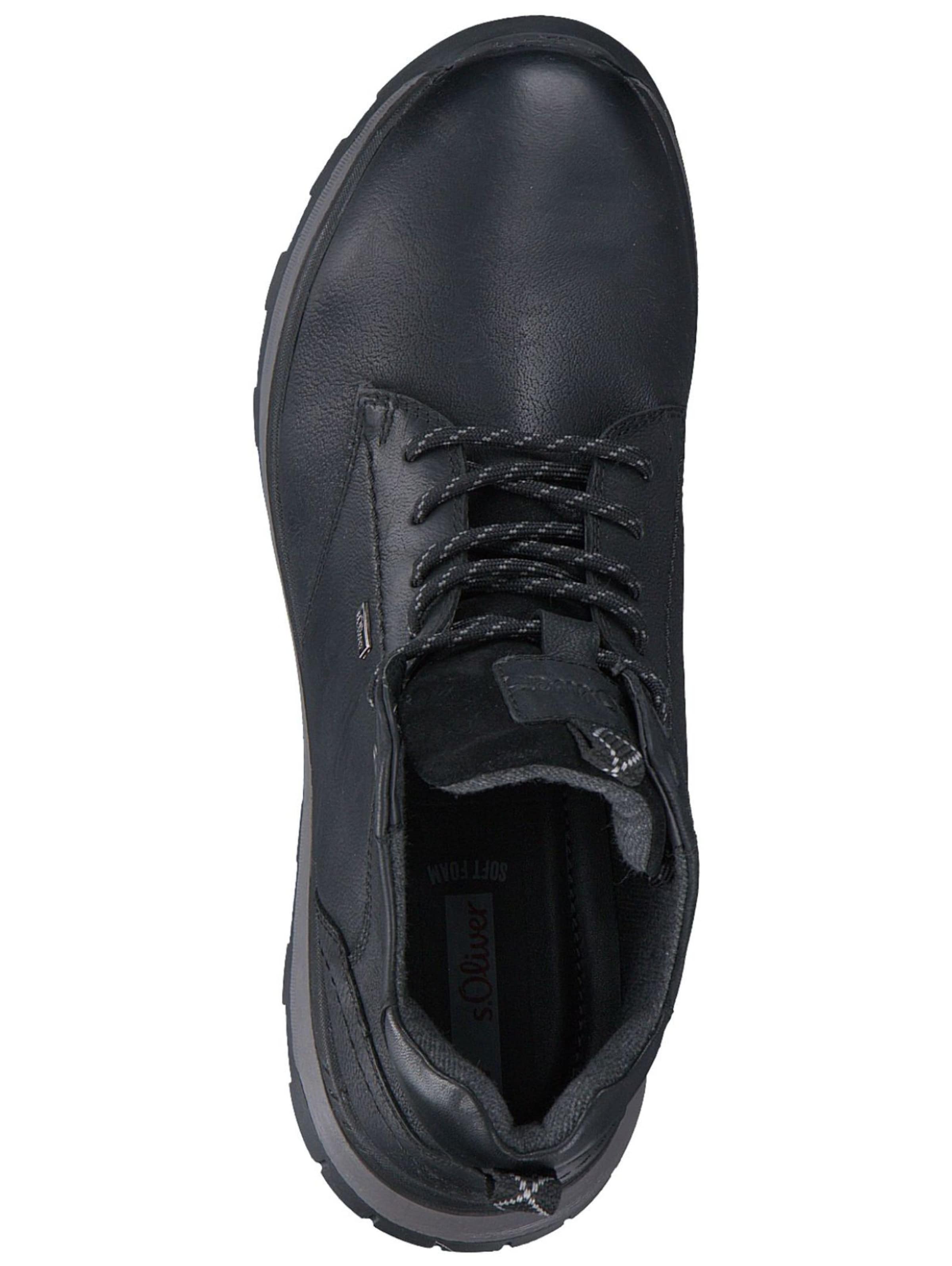 Bottines à lacets s.Oliver en noir