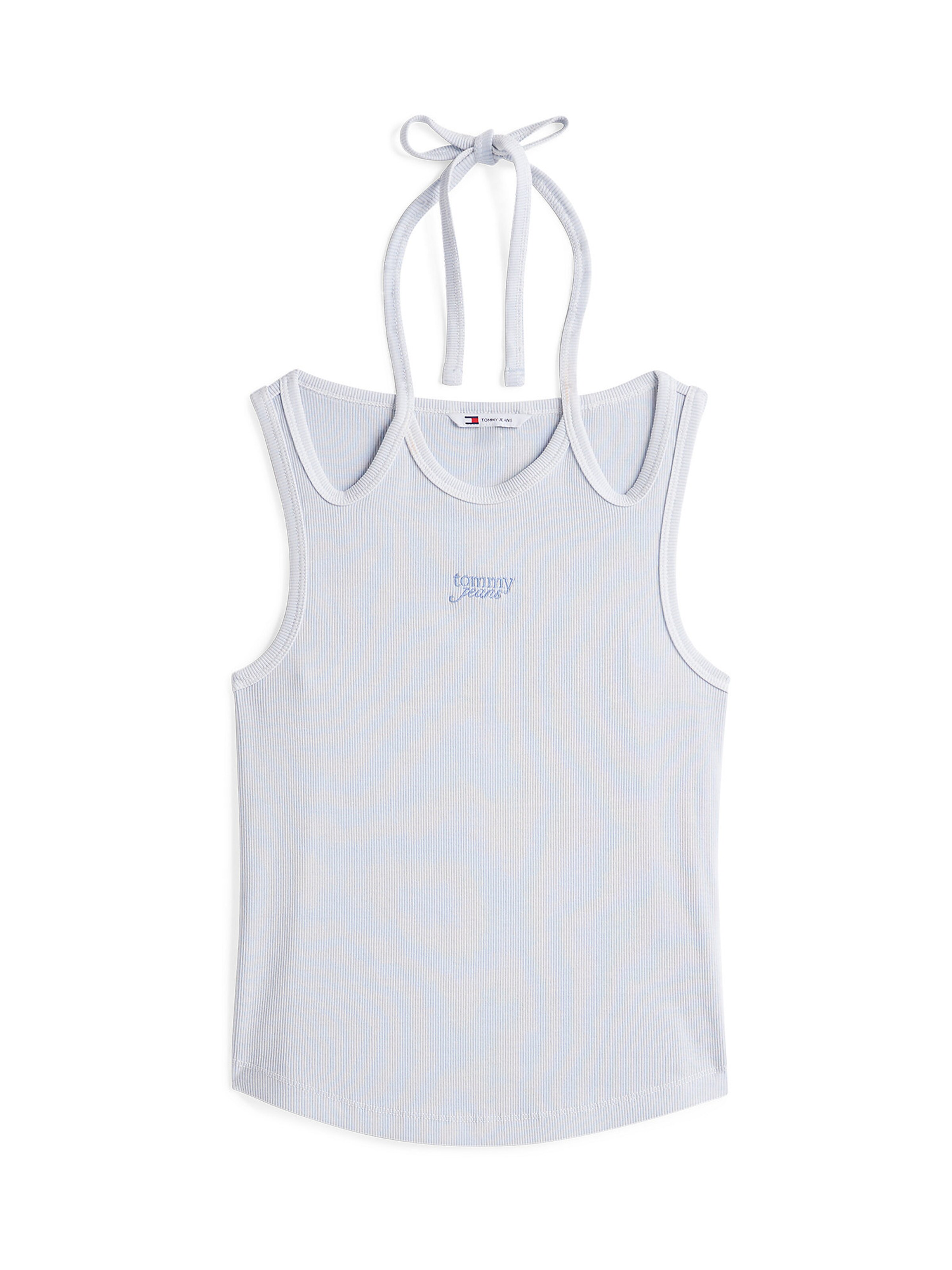 Tommy Jeans Top in Blauw: voorkant