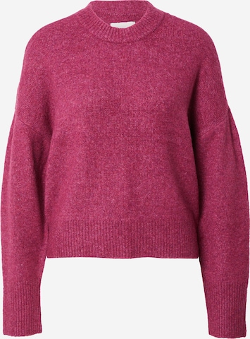 Abercrombie & Fitch Sweter w kolorze różowy: przód