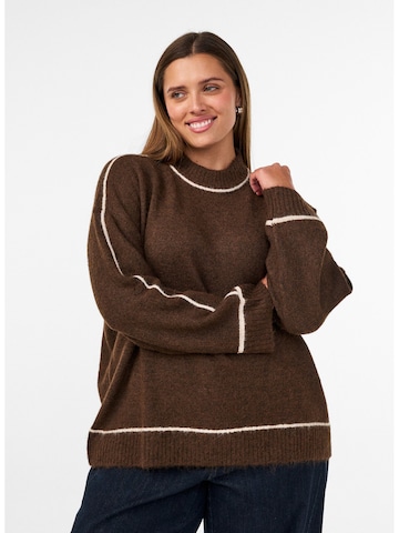 Pullover di Zizzi in marrone