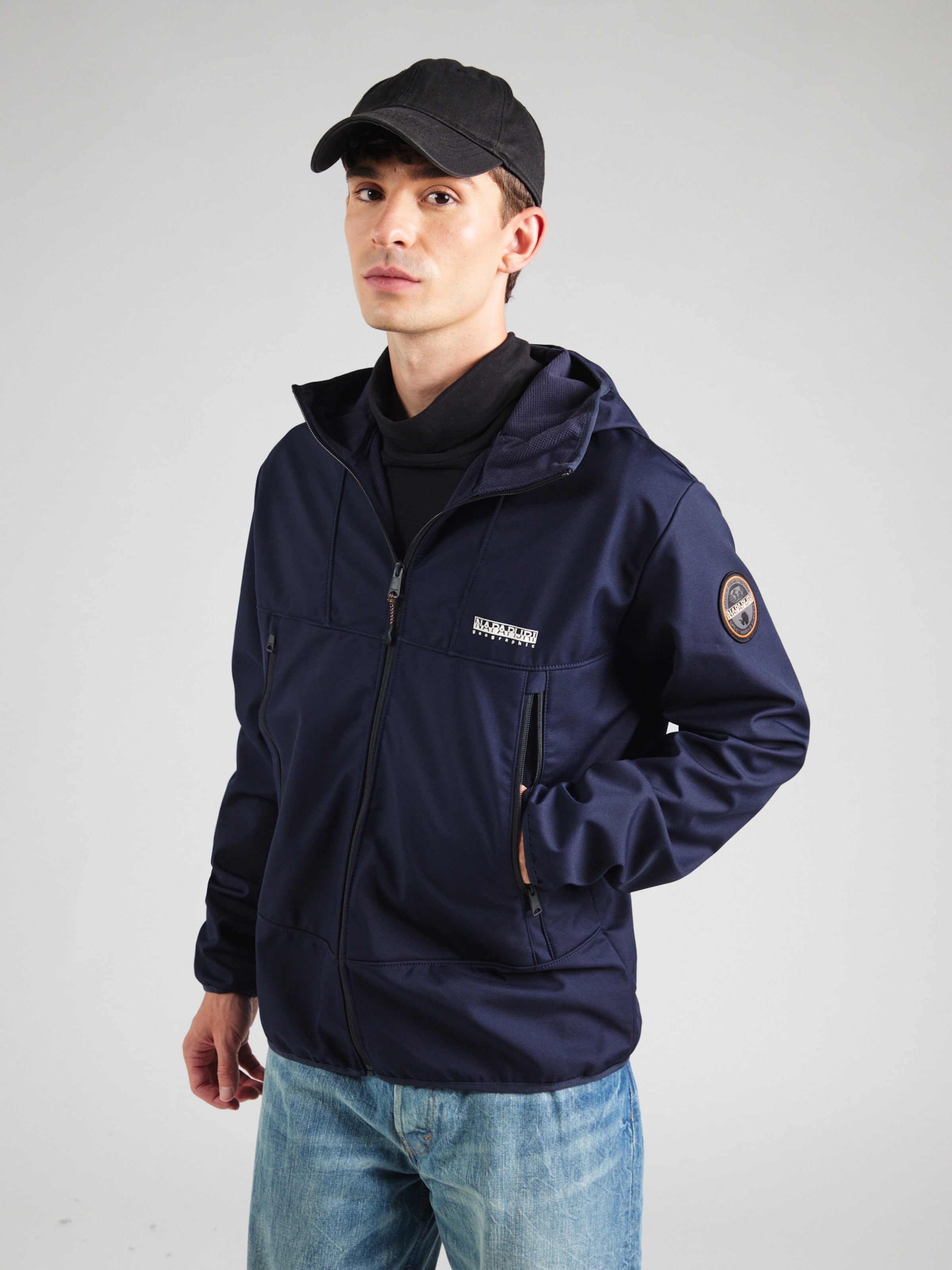 NAPAPIJRI Between-Season Jacket 'Biois' in Marine Blue | ABOUT YOU