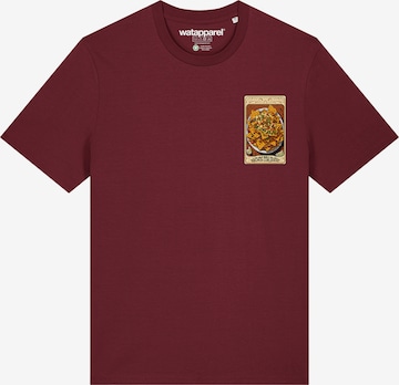 T-Shirt 'Tarot Nachos' Watapparel en rouge : devant