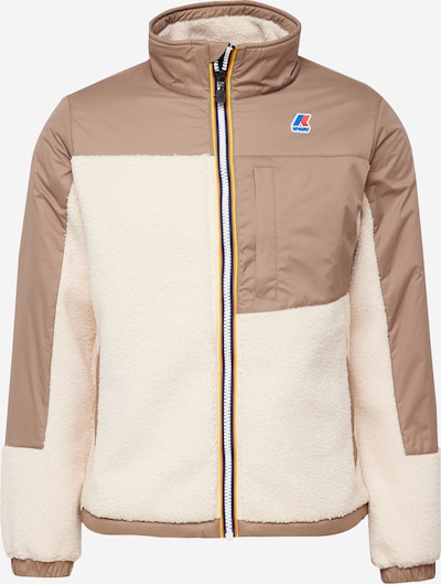 Jachetă  fleece 'LE VRAI 3.0' K-Way pe șamoa / ecru, Vizualizare produs