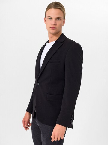 Coupe regular Veste de costume Daniel Hills en noir