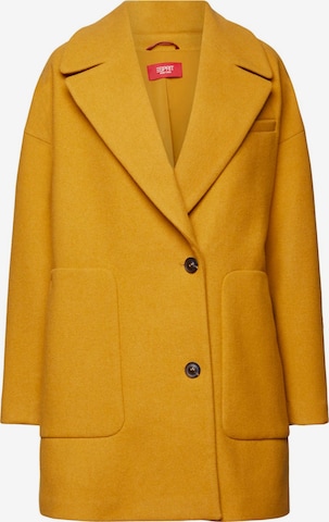ESPRIT Between-Seasons Coat in Yellow: front